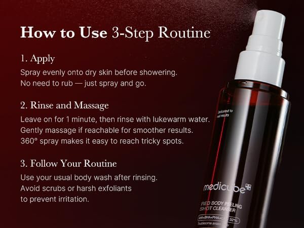 Medicube Red Acne Body Peeling Shot (110g)