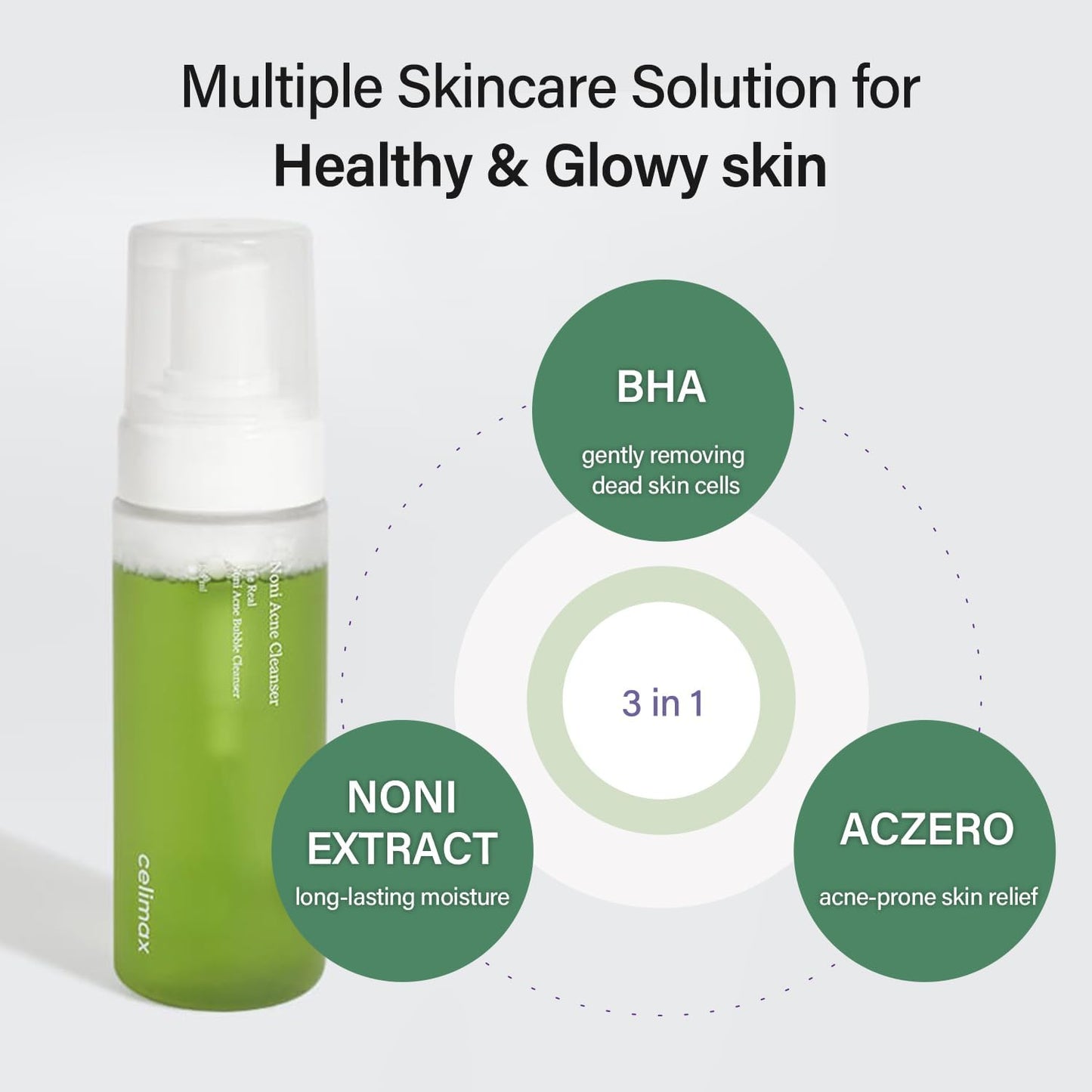 Celimax The Real Noni Acne Bubble Cleanser (155ml)