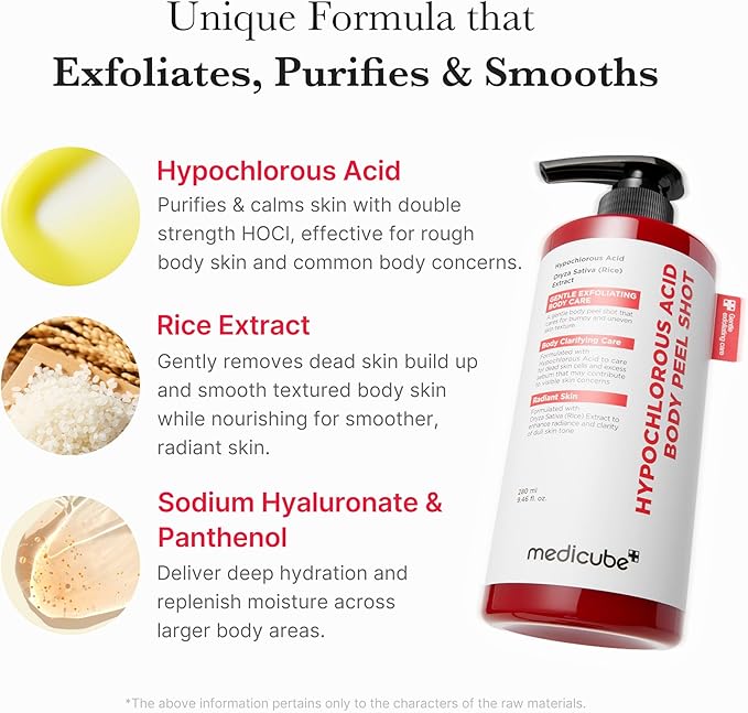 Medicube Hypochlorous Acid Body Peel Shot (280ml)