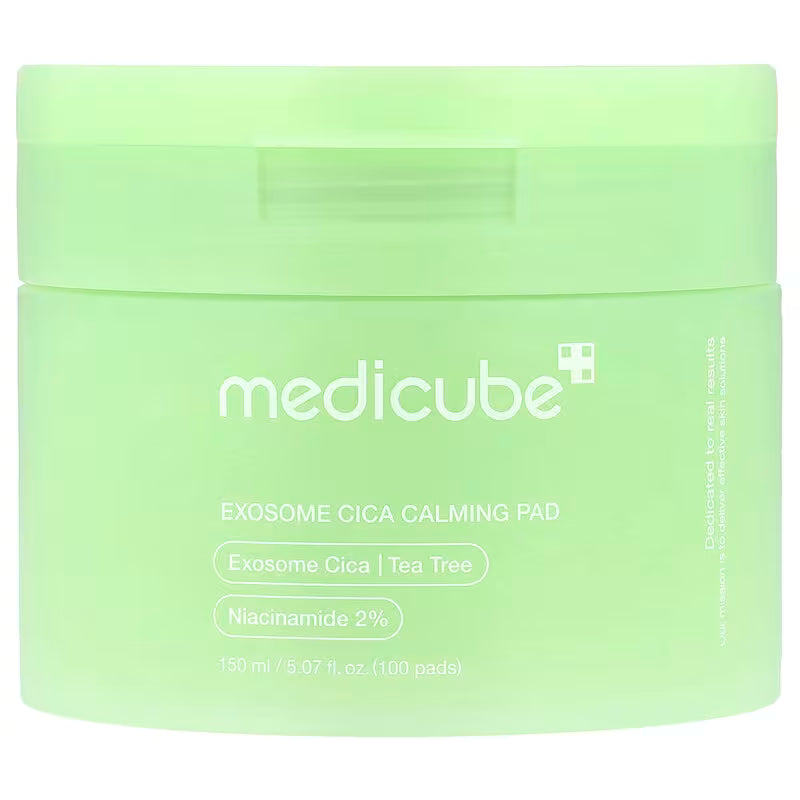 Medicube Exosome Cica Calming Pads — Skin Barrier Repair & Redness Relief (100 Pads)