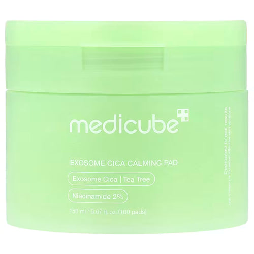 Medicube Exosome Cica Calming Pads — Skin Barrier Repair & Redness Relief (100 Pads)
