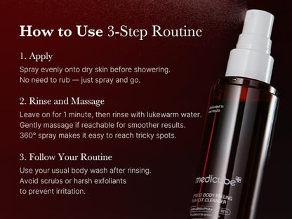 Medicube Red Acne Body Peeling Shot (110g)