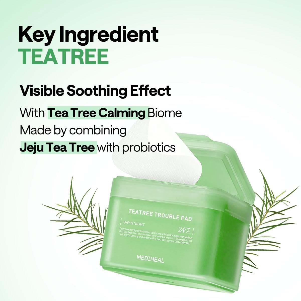 MEDIHEAL Teatree Trouble Toner Pads (100 Pads)