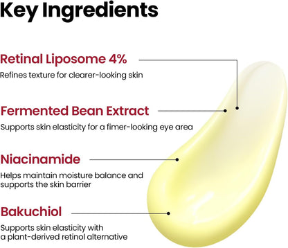 KSECRET - SEOUL 1988 Eye Cream : Retinal Liposome 4% + Fermented Bean - 30ml