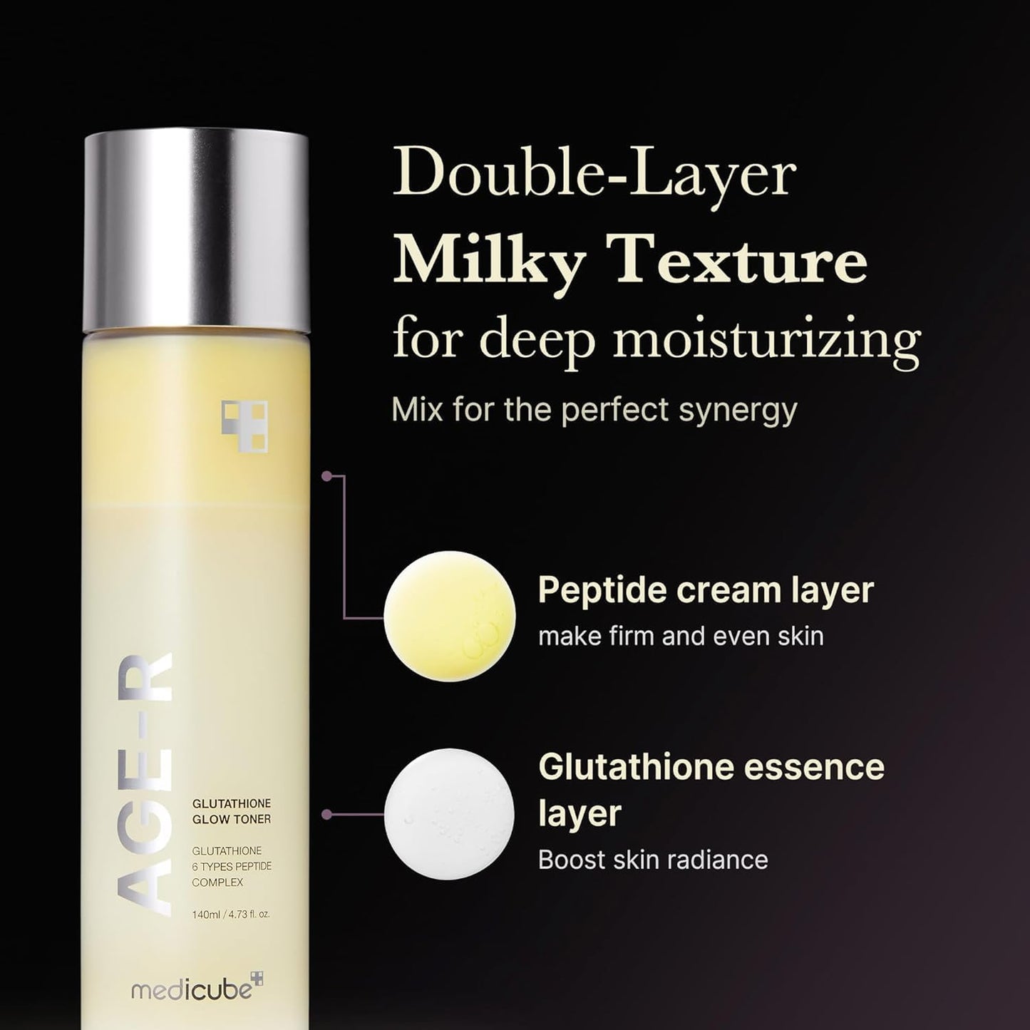 Medicube AGE-R Glutathione Glow Toner (140ml)