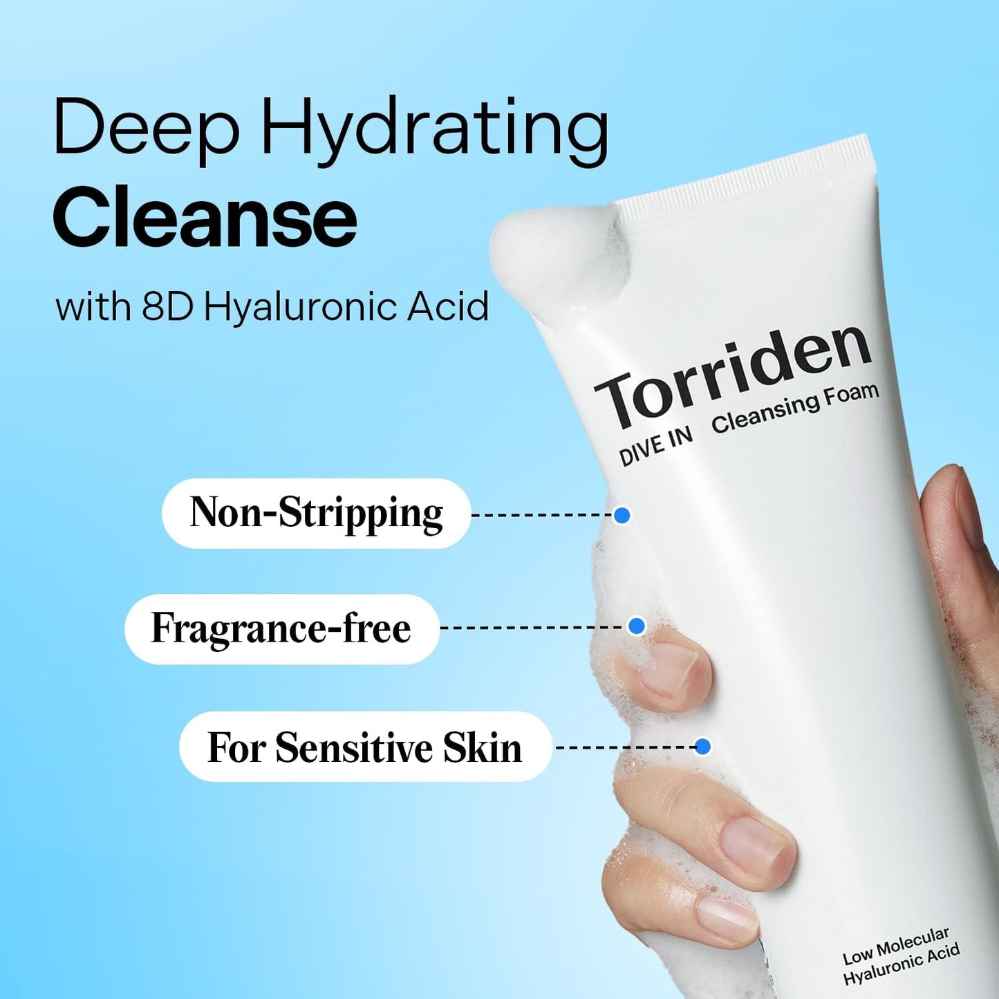 Torriden DIVE-IN Cleansing Foam (150ml)