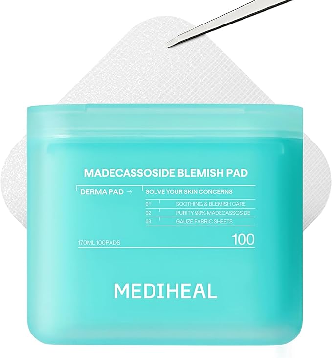 MEDIHEAL Madecassoside Blemish Toner Pads (100 Pads)