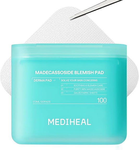 MEDIHEAL Madecassoside Blemish Toner Pads (100 Pads)