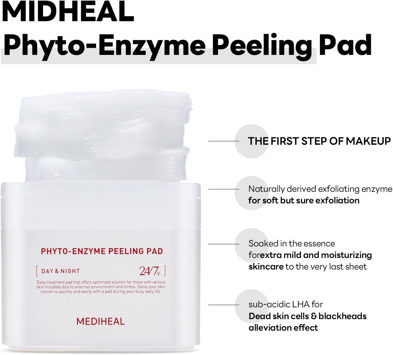 MEDIHEAL Phyto-Enzyme Peeling Pads (100 Pads)