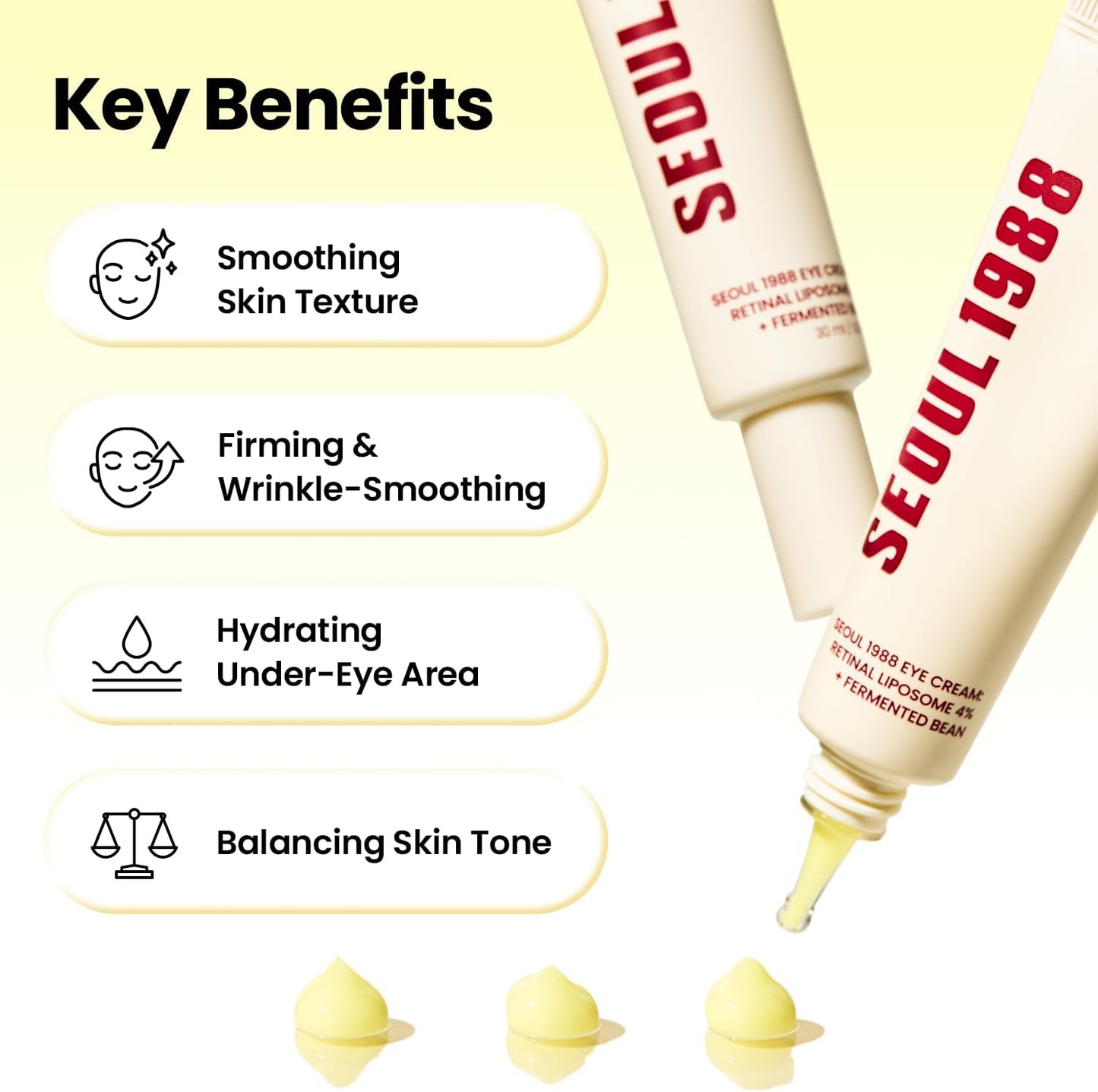 KSECRET - SEOUL 1988 Eye Cream : Retinal Liposome 4% + Fermented Bean - 30ml