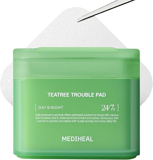 MEDIHEAL Teatree Trouble Toner Pads (100 Pads)