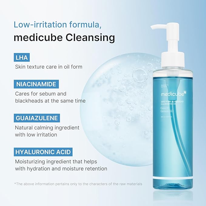 Medicube Zero Pore Blackhead Deep Cleansing Oil (205ml)