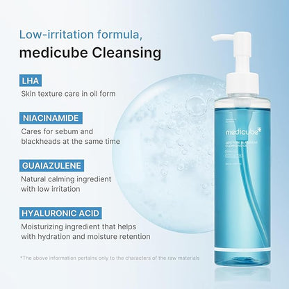 Medicube Zero Pore Blackhead Deep Cleansing Oil (205ml)