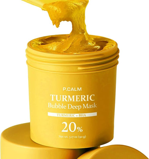 P.CALM Turmeric Bubble Deep Mask (90g)