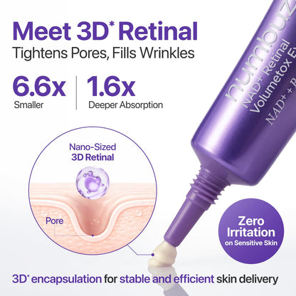 Numbuzin No.9 NAD+ PDRN Retinol Volumetox Eye Cream (20ml)
