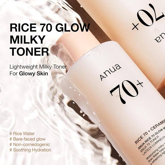 ANUA Rice 70 Glow Milky Toner (250ml)