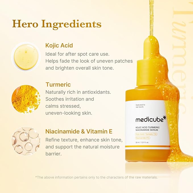 Medicube Kojic Acid Turmeric Serum (30ml)