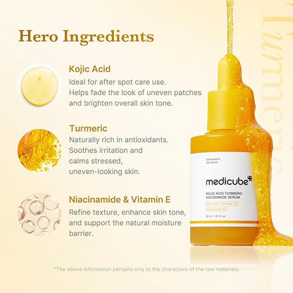 Medicube Kojic Acid Turmeric Serum (30ml)