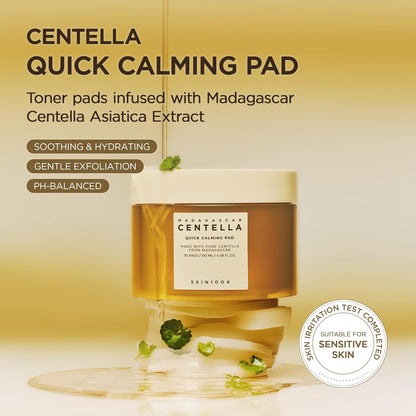 SKIN1004 Madagascar Centella Quick Calming Pad (70 pads)