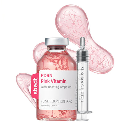 SUNGBOON EDITOR PDRN Pink Vitamin Glow Boosting Ampoule (40ml)