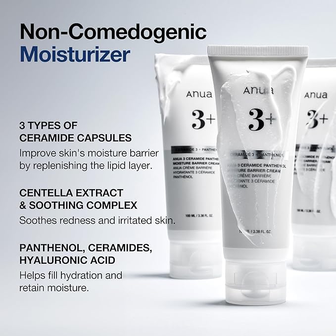 Anua 3 Ceramide Panthenol Moisture Barrier Cream (100ml)