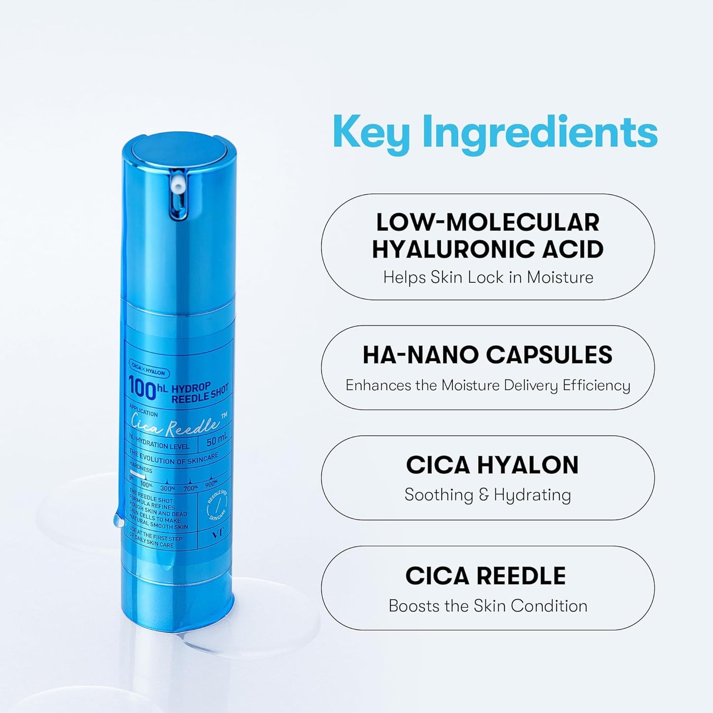VT Cosmetics Hydrop Reedle Shot 100hL (50ml)