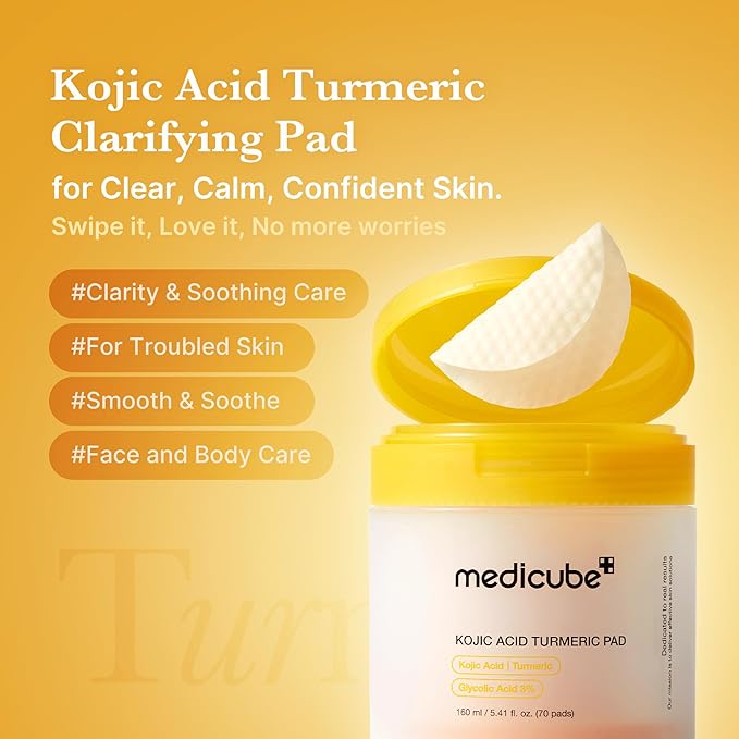 Medicube Kojic Acid Turmeric Pad