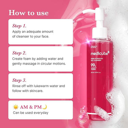 Medicube PDRN Hydrating Gel Cleanser (200ml)
