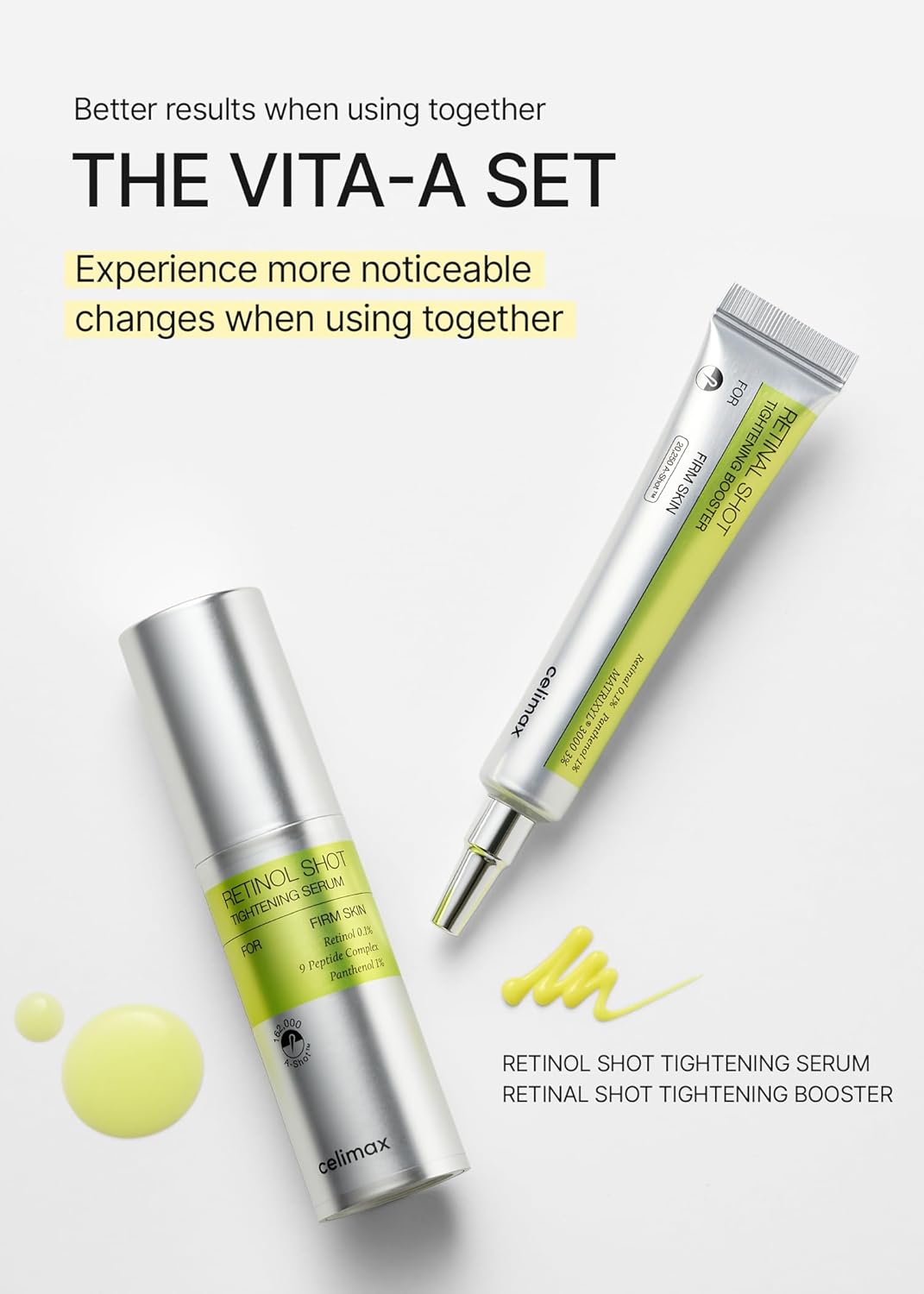 CELIMAX - Vita-A Retinal Shot Tightening Set — Advanced Firming & Anti-Aging Duo