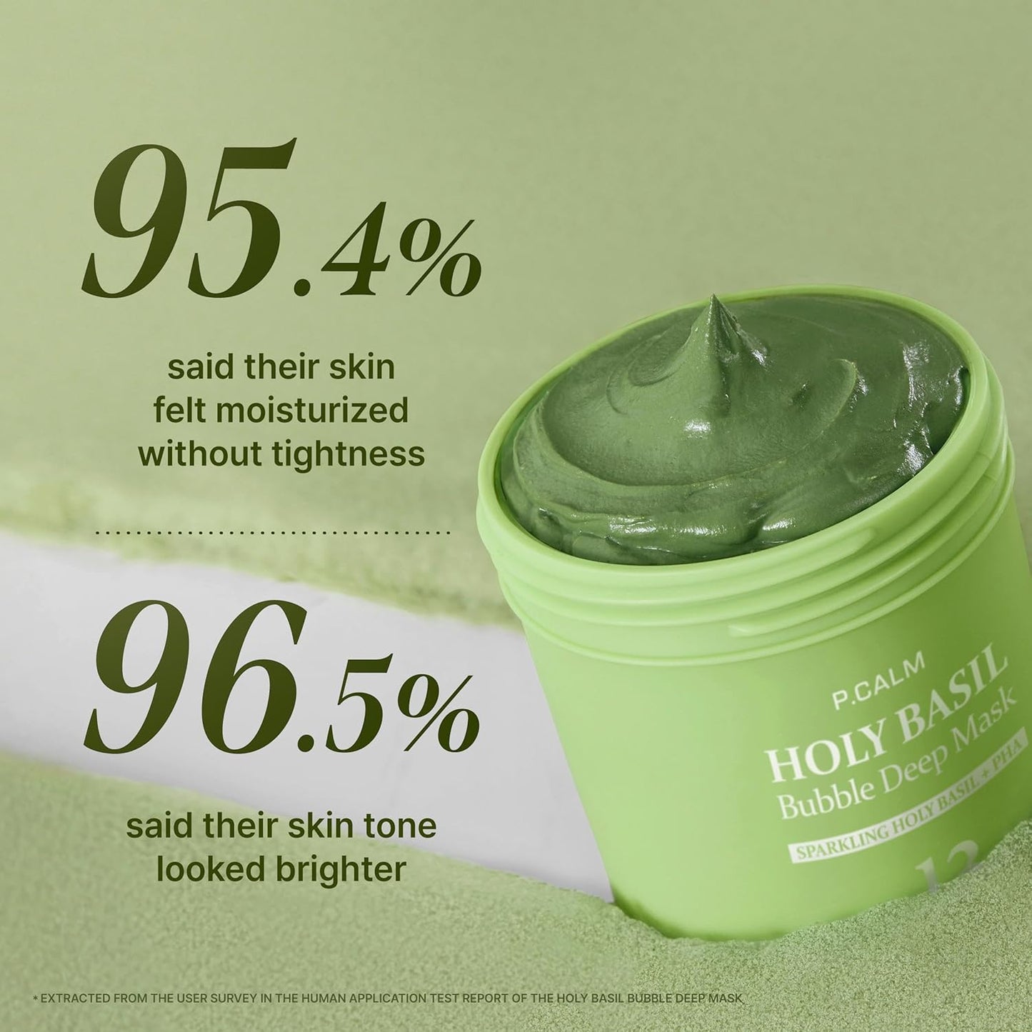 P.CALM Holy Basil Bubble Deep Mask (90g)