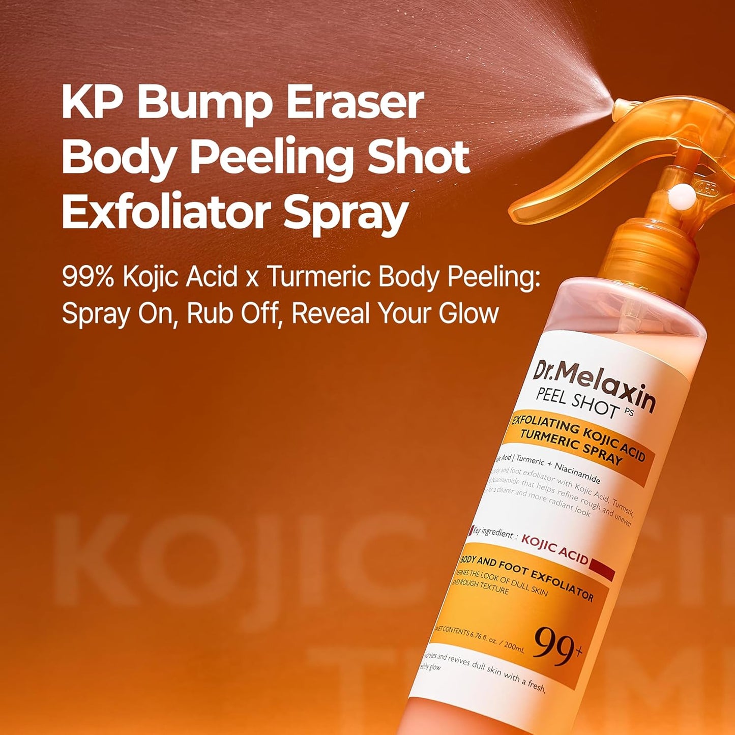 Dr. Melaxin Peel Shot Exfoliating Kojic Acid Turmeric Spray (200 ml)
