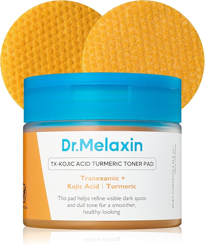 Dr. Melaxin TX Kojic Acid Turmeric Toner Pads (70 Pads)