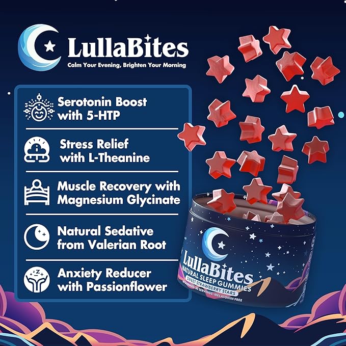 LullaBites Natural Sleep Gummies (60)
