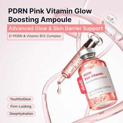 SUNGBOON EDITOR PDRN Pink Vitamin Glow Boosting Ampoule (40ml)