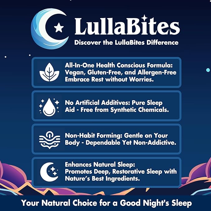 LullaBites Natural Sleep Gummies (60)