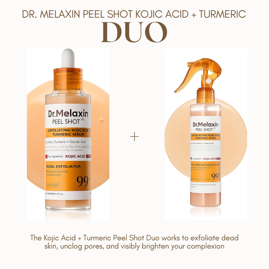 Dr. Melaxin Peel Shot Kojic Acid + Turmeric Duo — Brightening & Exfoliating Skin Reset